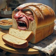 Создать мем: хлеб гармошка, хлеб свежий, до свидания, пирог со свининой goodbye pork pie 1980