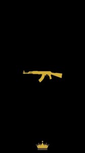 Create meme: background ak47 for smartphone, ak 47 sticker, ak 47 sticker