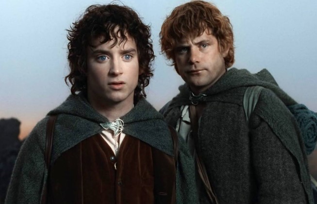 Create meme: the lord of the rings trilogy, Frodo from Lord of the rings, the Lord of the rings Frodo and Sam