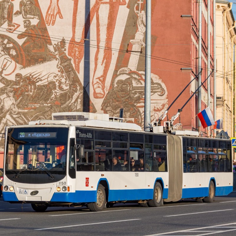 Create meme: trolleybuses, trolleybuses of Saint Petersburg, trolleybus 