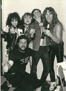 Создать мем: metallica 1984 в угаре, metallica, группа metallica 1983