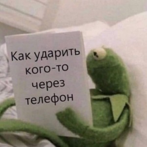 Создать мем: лягушка кермит с телефоном, kermit, кермит эстетика