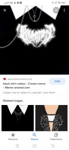 Create meme: the get clothing, black shirt roblox, t-shirt for the get