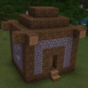 Create meme: house minecraft, house in minecraft, houses in minecraft