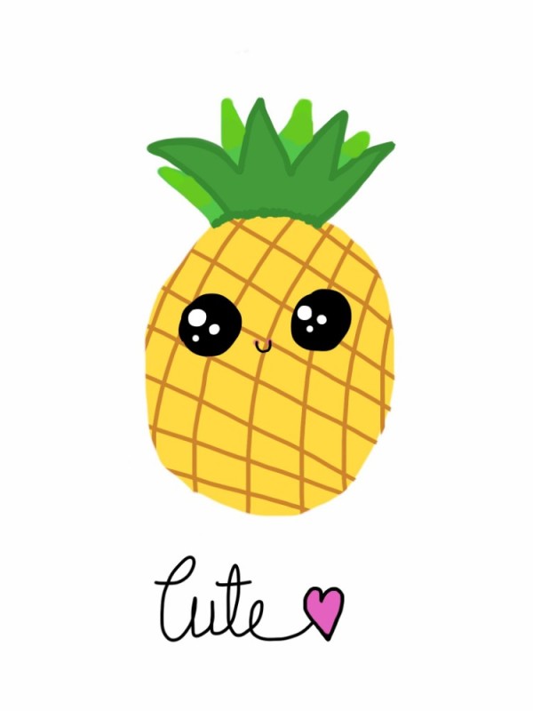 Create meme: pineapple lol, cute pineapple, pineapple with eyes