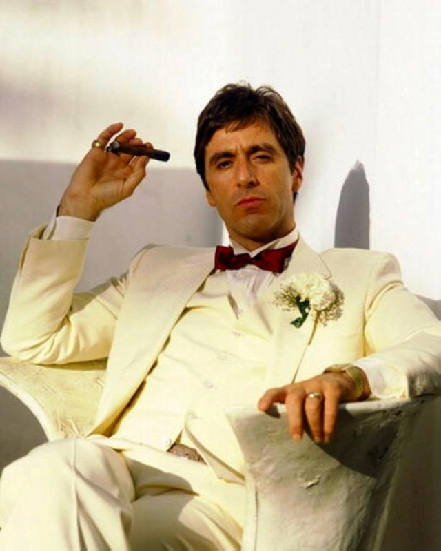 Создать мем: antonio tony montana, крестный отец аль пачино тони монтана, лицо со шрамом аль пачино