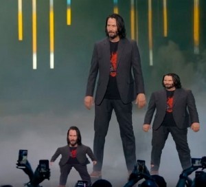 Create meme: Keanu Reeves meme 2019, mini Keanu Reeves, Keanu Reeves E3
