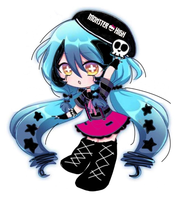 Create meme: hatsune miku anime, chibi miku, hatsune Miku vocaloid