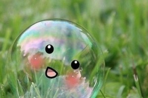 Создать мем: be happy, мыльные пузыри, bubble