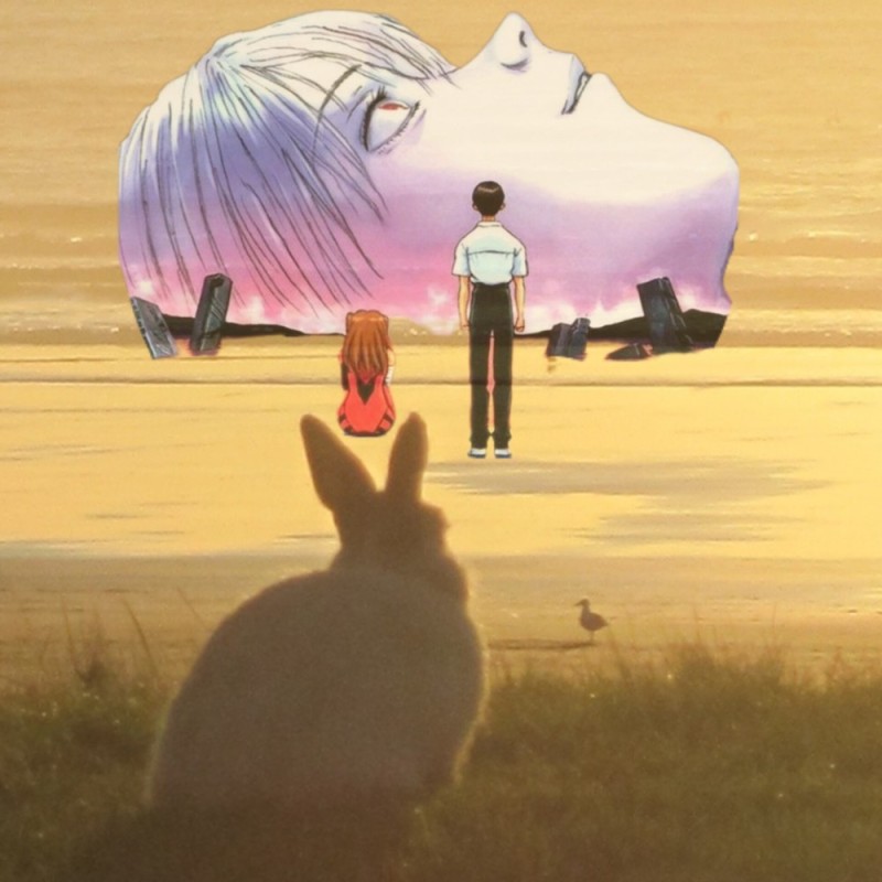 Create meme: Ayanami Rei The End of Evangelion, evangelion memes, end of evangelion