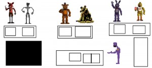 Create meme: fnaf characters, five nights at Freddy's