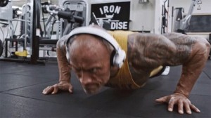 Create meme: training, pushups