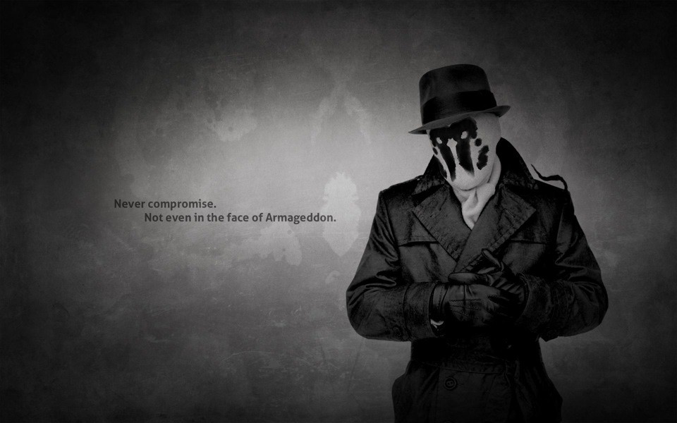 Create meme: Rorschach Keepers, rorschach, Rorschach no compromises