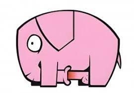 Создать мем: слон мем, розовый слоник, розовый слоник самолайк