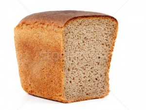Create meme: isolate, a loaf of black bread photo, wheat bread photo on a white background