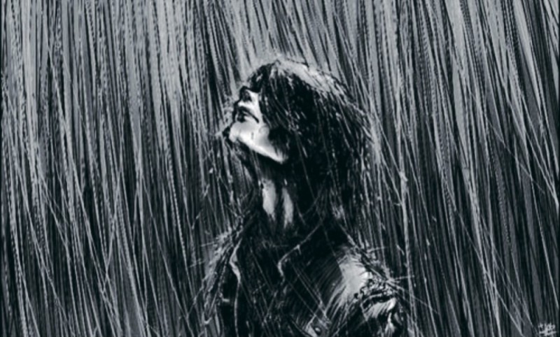 Create meme: in the rain, Face in the rain, The guy is crying in the rain