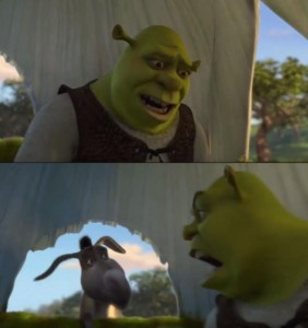 Создать мем: шрек шрек, Shrek 5, шрек мемес