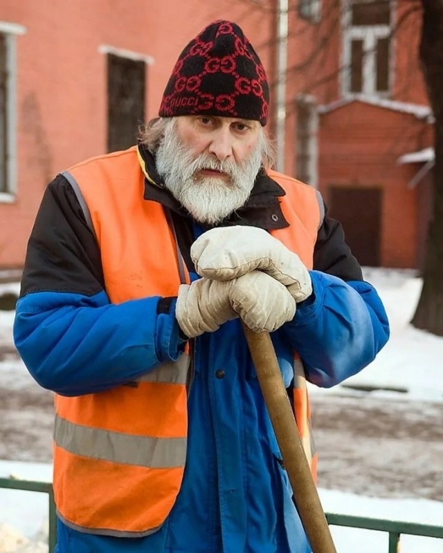 Create meme: the janitor , The old janitor, working as a janitor