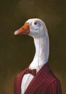 Create meme: goose, goose, Wise goose