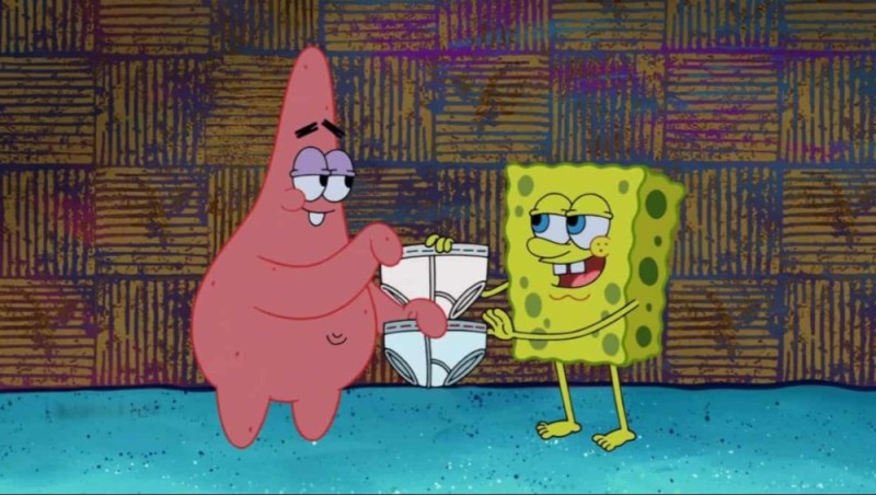 Create meme: Patrick sponge Bob, sponge Bob square pants Patrick, SpongeBob SquarePants animated series from 1999