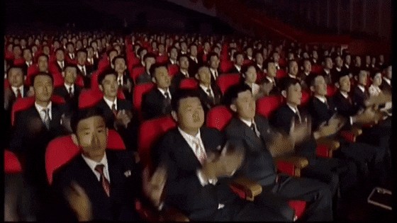 Create meme: Kim Jong-Il , north korea applause, Kim Jong-UN 