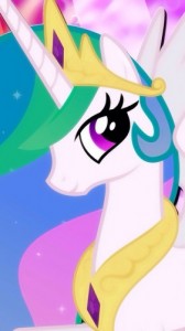 Create meme: little pony, my little pony, celestia