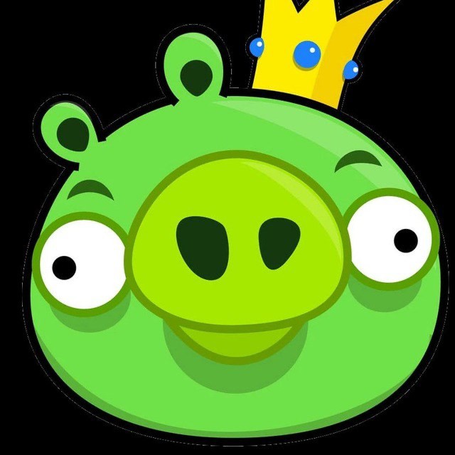 Create meme: pigs from angri birds, Angri birds pig, angry birds king pig