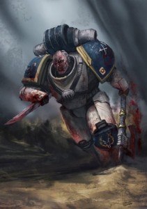 Create meme: eater, warhammer 40K, space wolf