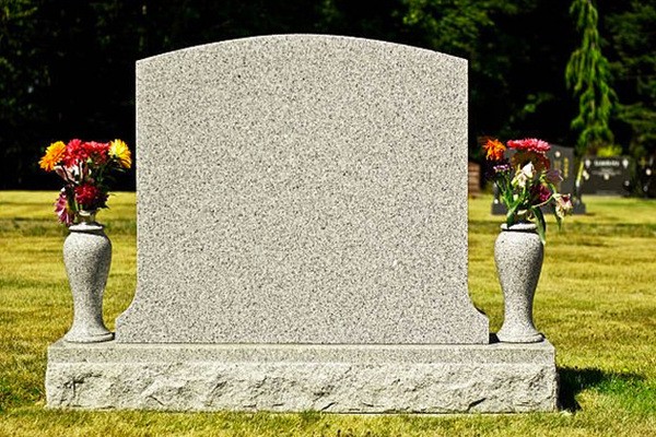Create meme: a tombstone without an inscription, monuments on the grave, granite tombstones