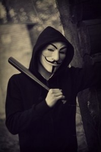 Create meme: anonymous with the bat, guy Fawkes, guy Fawkes mask