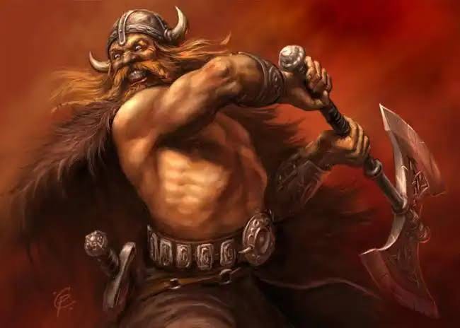 Create meme: berserk viking, berserk scandinavian warrior, viking berserkers