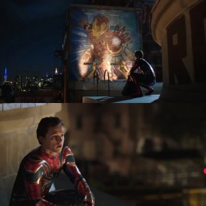 Create meme: Avengers finale, spider-man away from home