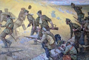 Создать мем: картины войны 1914-1918 картины, военная живопись, картины войны