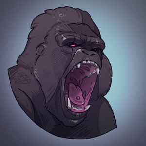 Create meme: gorilla