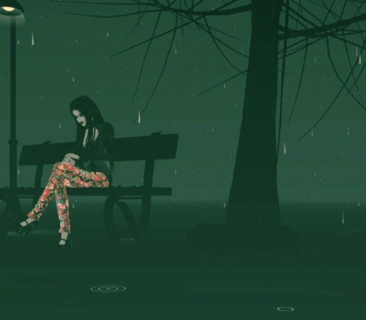 Create meme: loneliness, loneliness illustration, loneliness sadness