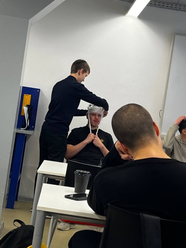 Create meme: hairdresser, center , student 