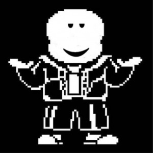 Create meme: sans pixel on a black background, sans pixel art, sans undertail pixel original