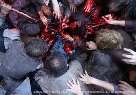 Create meme: the zombie Apocalypse , zombie mob, real zombies