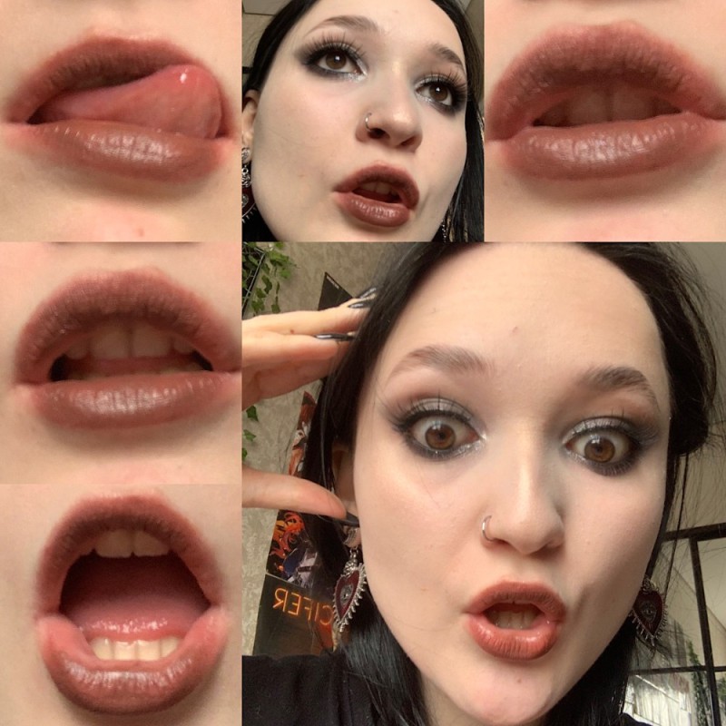 Create meme: girl , people , kischuk's lips are painted