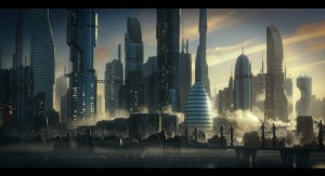 Создать мем: город киберпанк, город фантастика, фантастические города будущего