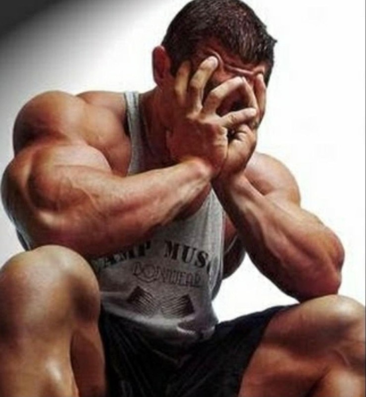 Create meme: sad jock, bodybuilder , the jock is crying