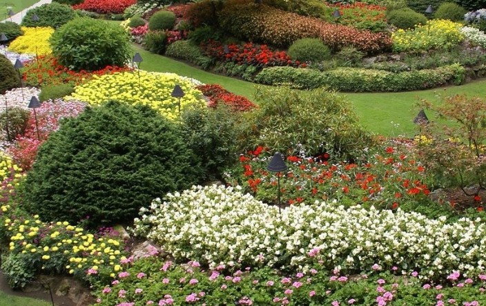 Create meme: landscape garden design, Butchart Flower Gardens, Canada, Olga bolgova landscape designer