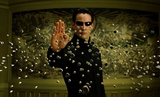 Create meme: the neo matrix, Keanu Reeves in the Matrix, matrix 1999