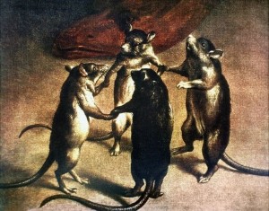 Картинка крысы в кругу