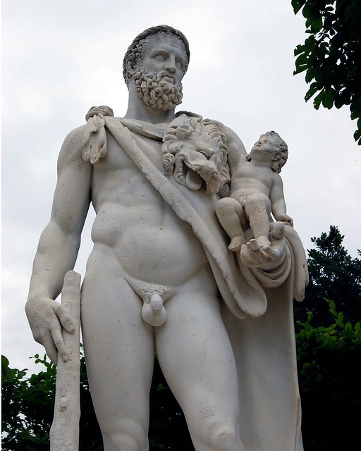 Create meme: Hercules sculpture, statues, Hercules statue