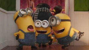 Create meme: minions from despicable me 2, minions