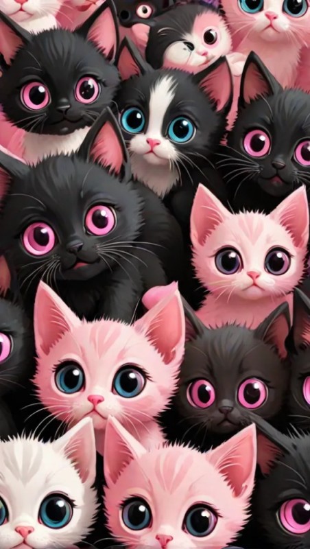 Create meme: cat , wallpaper with cats, cat 