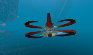 Создать мем: левиафан subnautica, сабнатика левиафан жнец, левиафан сабнавтика