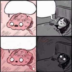 Create meme: new meme, the meme about sleep and the brain, new memes