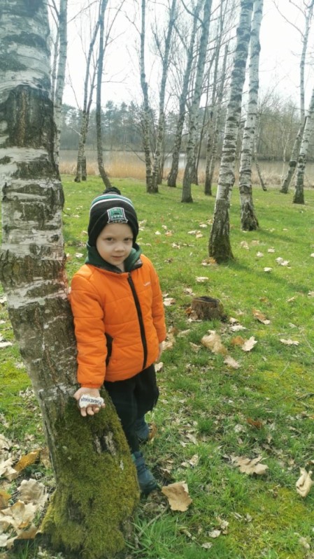 Create meme: boy , people , in the autumn forest